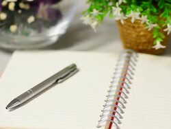 Office desk equipment for work Stock Footage