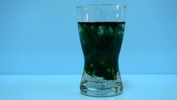Dissolved in water Stock Footage