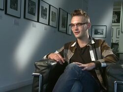 Preston Interview Stock Footage