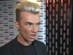 INTERVIEW - Harry Derbridge on Frankie Essex, Marbella and Homophobia at Attitude Magazine Summer Party Stock Footage