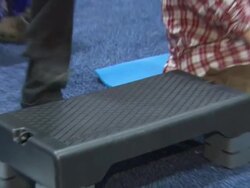 ATMOSPHERE: Exercise at the Celsius Sponsors NBC Alive & Well L.A. Event at Los Angeles CA. (Footage by WireImage Video/GettyImages) Stock Footage