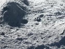 Fly by  on the moon! Stock Footage