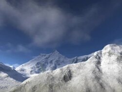 Scenic Cloud Movement Stock Footage