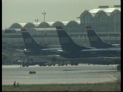 USA: US AIRWAYS FLIGHT ATTENDANTS THREATEN STRIKE ACTION News Clip