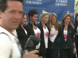 Julia Goldin, Denise Austin, Julie Bowen, Halle Berry, Lilly Tartikoff, Brooke Anderson at 20th Annual EIF Revlon Run/Walk For Women 5/11/2013 in Los Angeles, CA.(Footage by WireImage Video/Getty Images Entertainment Video) Stock Footage