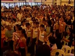 Twins take part in festival to celebrate multiple births News Clip