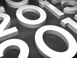 The Year 2013 Background Loop - Black & White (Full HD) Stock Footage