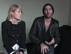 Metric Interview (clip 8) Stock Footage