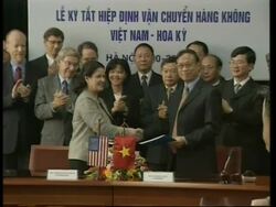 Former enemies agree to resume flights News Clip