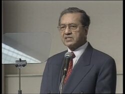 Malaysian PM Mahathir on state visit News Clip