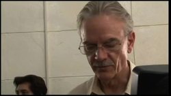 US religious leader visits jailed American News Clip