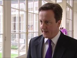David Cameron Statement on Colonel Gadaffi News Clip