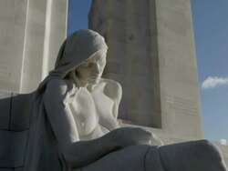 SHADOWS OF WAR: The Canadian National Vimy Memorial Stock Footage