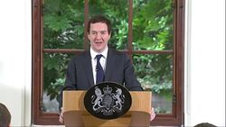 Chancellor George Osborne holds press conference about the economy following Brexit vote News Clip