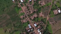 Drone aerials of a village in rural Malawi News Clip