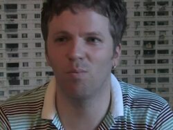 !!! (chk chk chk) Interview (clip 6) Stock Footage