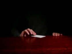 Message cards Stock Footage