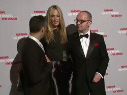 2009 Parsons Fashion Benefit Honoring Calvin Klein Stock Footage