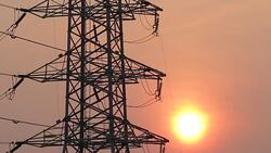 silhouette of high voltage electrical pole structure Stock Footage