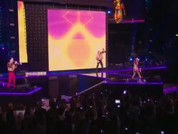 PERFORMANCE - Sam & The Womp at We Day UK at Wembley Arena on March 7, 2014 in London, England. Stock Footage