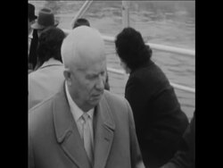 CAN 161 KHRUSHCHEV AND KADAR SAIL ON THE RIVER DANUBE News Clip