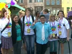 Raini Rodriguez (LC), Rico Rodriguez (C) at the Variety's 5th Annual Power Of Youth Event at Los Angeles CA. (Footage by WireImage Video/Getty Images Entertainment Video) Stock Footage