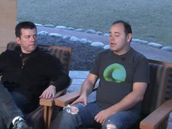 The Crystal Method Interview (clip 5) Stock Footage