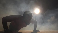 Push-ups Stock Footage