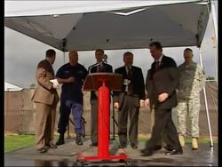 Homeland Security chief watches security excercise News Clip