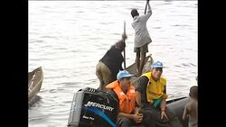 UN Soldiers Visit Villages in DRC by Boat News Clip