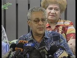 FIJI: DEPOSED PM CHAUDHRY PRESS CONFERENCE News Clip