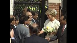 Princess Diana Visits Shri Swaminarayan Mandir Temple in London News Clip