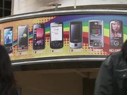 Shoppers in the Xidan shopping district News Clip