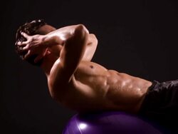 Athletic Male Jumping Rope Slow-Motion Stock Footage