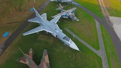 Airplane on earth view from above Stock Footage