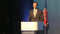 CLEAN : UEFA elects surprise candidate Ceferin as new leader News Clip