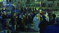 CLEAN : First rites: Chinas Orthodox Christians see Easter resurrection News Clip