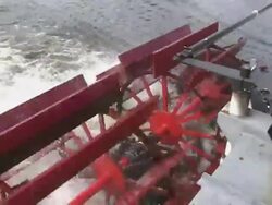 Riverboat Paddlewheels Stock Footage