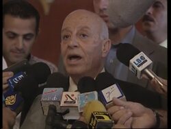 Burns comments, Arafat comments, demolition of house News Clip
