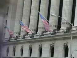 Wall Street Time Lapse Animation Stock Footage