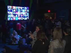 ATMOSPHERE - signage at L'Amour By Nanette Lepore For JCP Launch Party Stock Footage