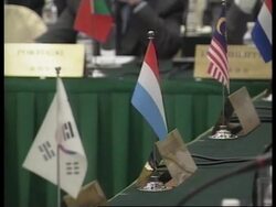 Coverage of crime conference + reax on US attacks News Clip