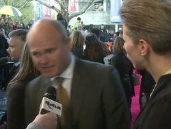 Sophie Darlington & Simon King at African Cats UK Premiere at BFI Southbank on April 25, 2012 in London, England (Footage by WireImage Video/Getty Images) Stock Footage