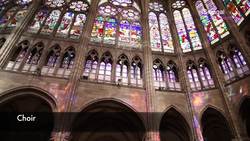 France, Paris - Saint Denis cathedral Stock Footage