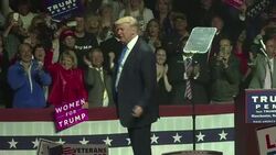 CLEAN : Donald Trump in final push to the finish News Clip