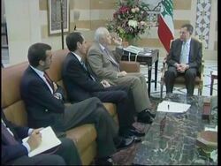 Spain's FM holds talks with officials, to visit troops in Sth Lebanon News Clip