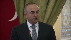 Turkish FM meets counterpart Zarif on first official visit to Iran News Clip