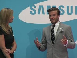 INTERVIEW: David Beckham on why it was so important to be involved in the Olympics at the Everyone's Olympic Games with Samsung & David Beckham at London England. (Footage by WireImage Video/Getty Images Entertainment Video) Stock Footage