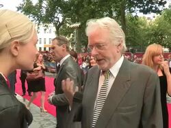 Hugh Hudson at The Great British Premiere of Chariots of Fire at Leicester Square on July 10, 2012 in London, England (Footage by WireImage Video/Getty Images) Stock Footage
