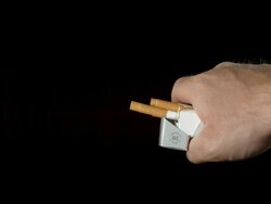 HD: Refusing To Smoke Stock Footage